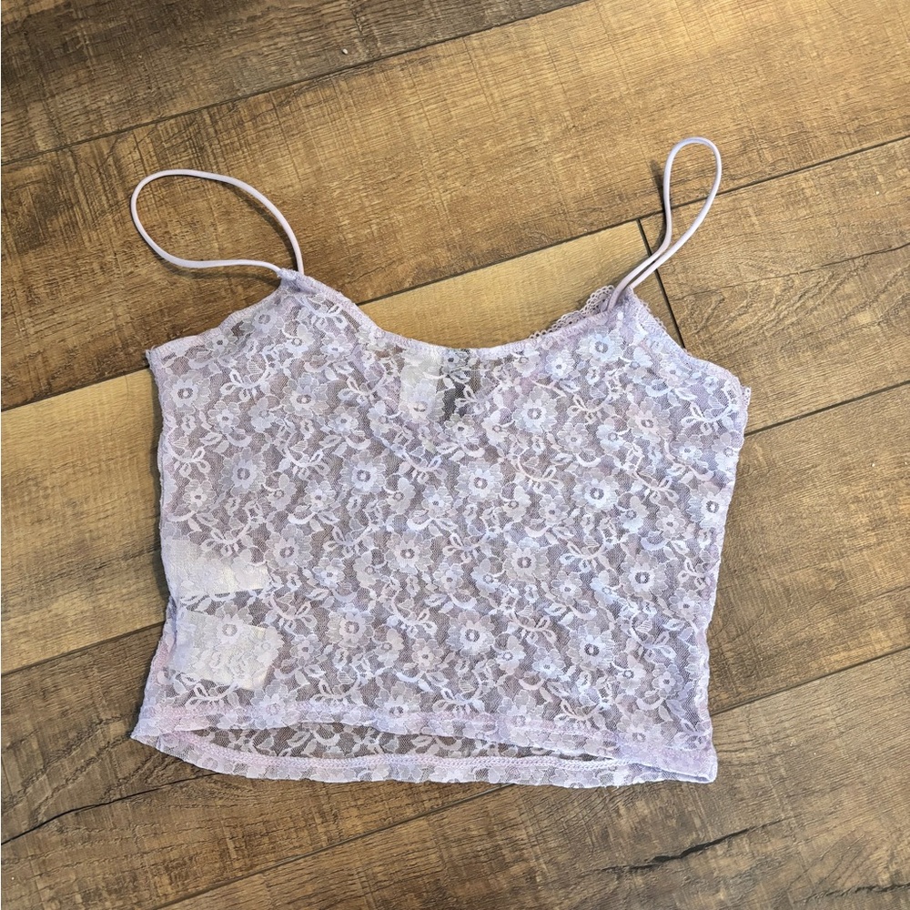 Divided Lavender Lace Camisole
